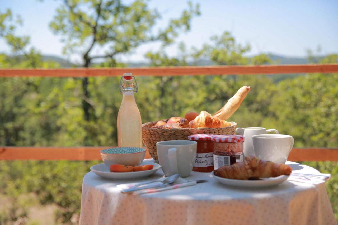 Les Yourtes De Provence Bed & Breakfast Saint-Paulet-de-Caisson Dış mekan fotoğraf